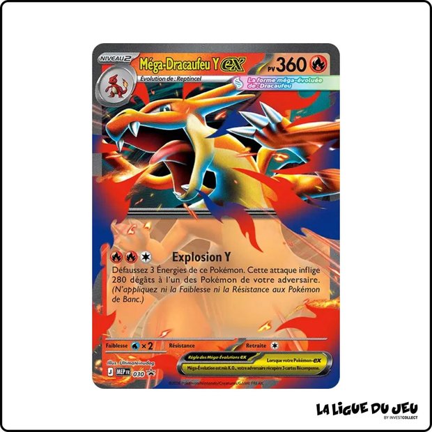Promo - Pokemon - Méga Évolution Promo - Méga-Dracaufeu Y ex MEP030