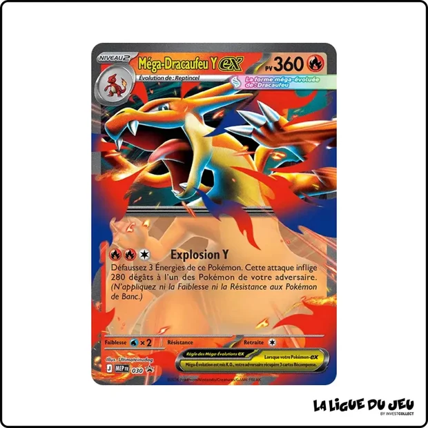 Promo - Pokemon - Méga Évolution Promo - Méga-Dracaufeu Y ex MEP030