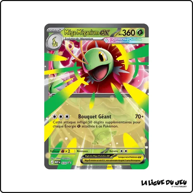 Promo - Pokemon - Méga Évolution Promo - Méga-Méganium ex MEP034