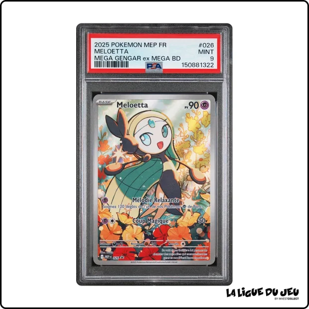 Promo - Pokemon - Méga-Évolution Promo - Meloetta - MEP026 - PSA 9 - Français