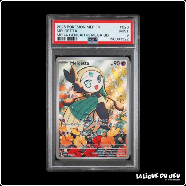 Promo - Pokemon - Méga-Évolution Promo - Meloetta - MEP026 - PSA 9 - Français