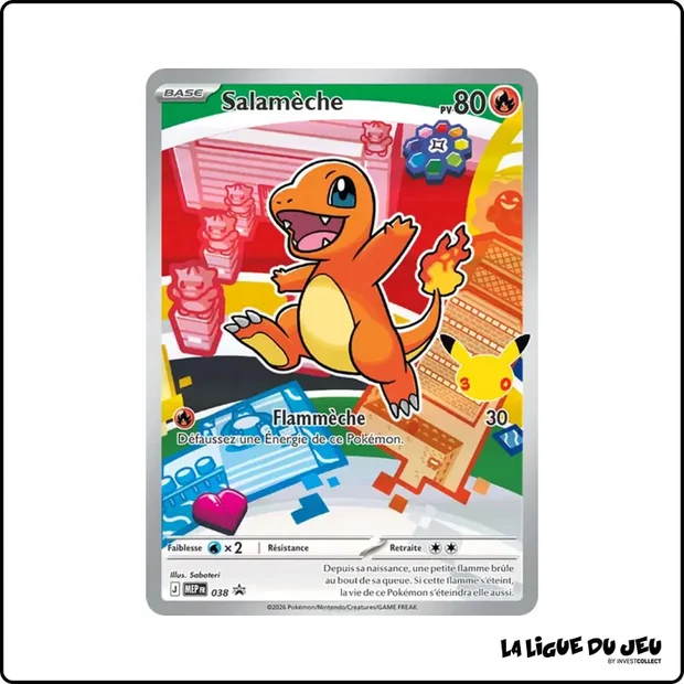 Promo - Pokemon - Méga Évolution Promo - Salamèche MEP038