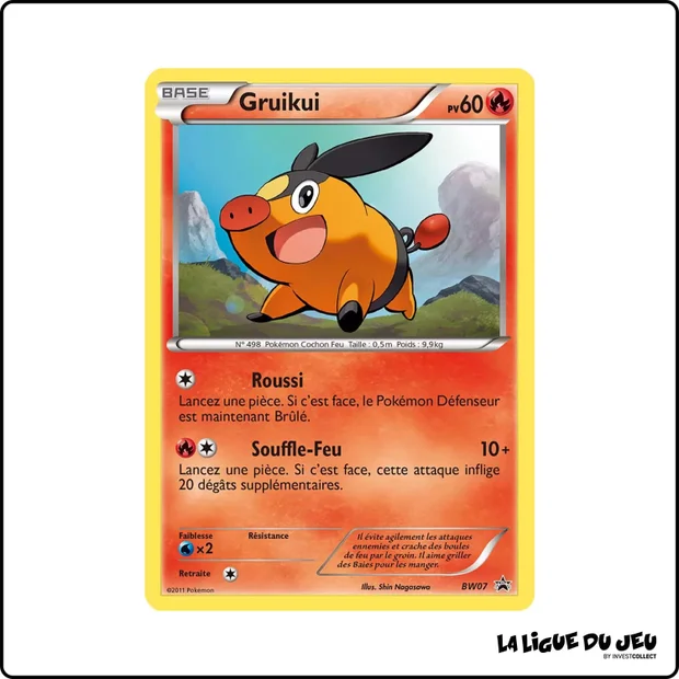 Promo - Pokemon - Noir et Blanc Promo - Gruikui BW07