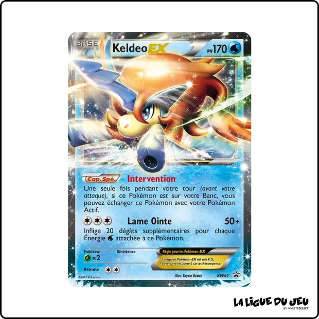 Promo - Pokemon - Noir et Blanc Promo - Keldeo EX BW61