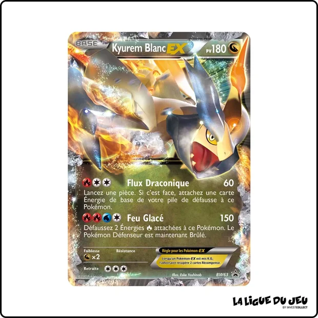 Promo - Pokemon - Noir et Blanc Promo - Kyurem Blanc EX BW63