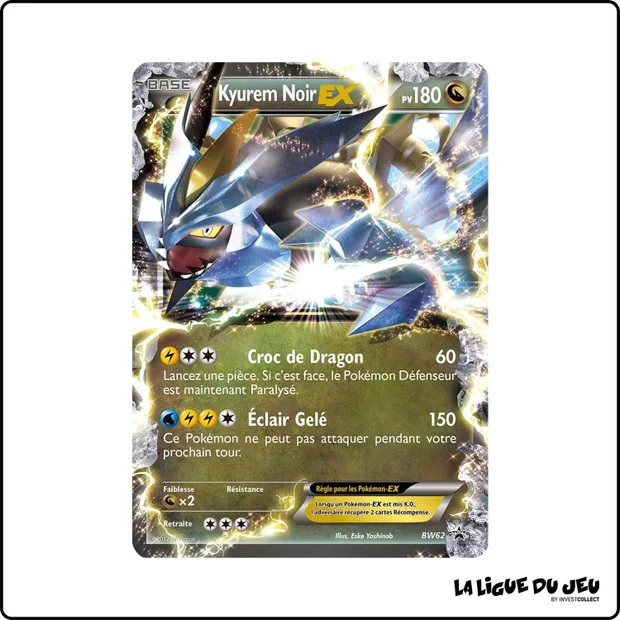 Promo - Pokemon - Noir et Blanc Promo - Kyurem Noir EX BW62