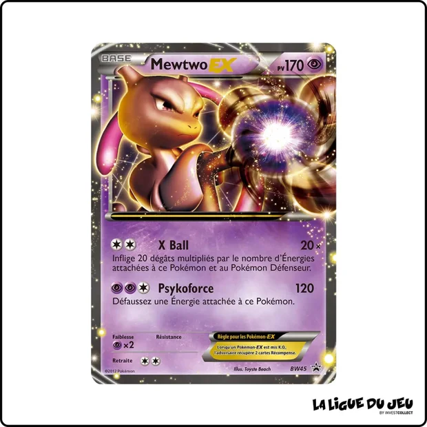 Promo - Pokemon - Noir et Blanc Promo - Mewtwo EX BW45