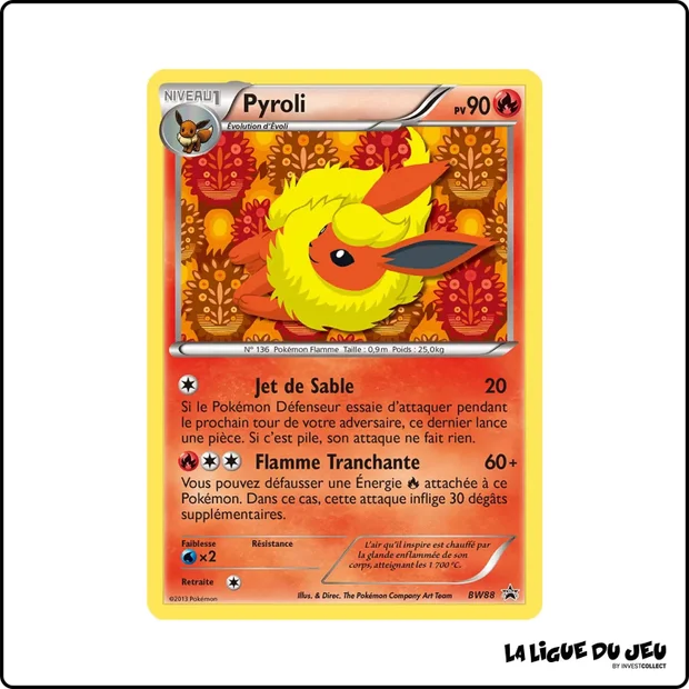 Promo - Pokemon - Noir et Blanc Promo - Pyroli BW88