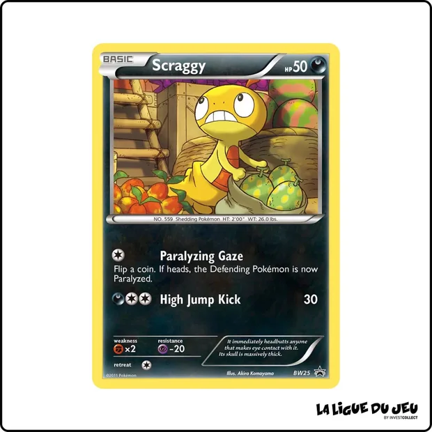 Promo - Pokemon - Noir et Blanc Promo - Scraggy BW25