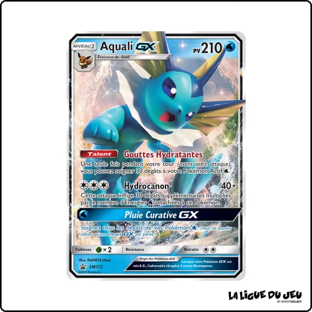 Promo - Pokemon - Soleil et Lune Promo - Aquali GX SM172