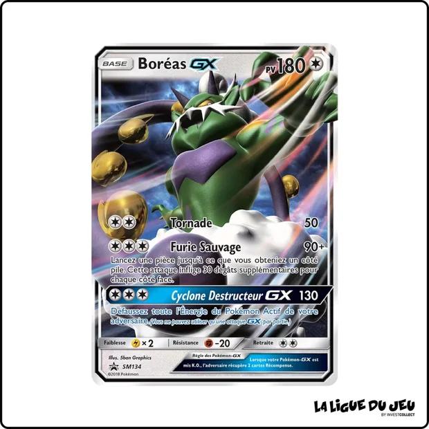 Promo - Pokemon - Soleil et Lune Promo - Boréas GX SM134