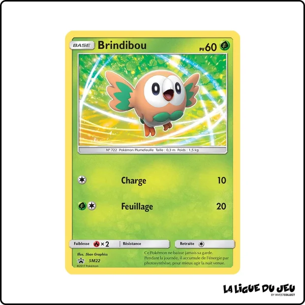 Promo - Pokemon - Soleil et Lune Promo - Brindibou SM22