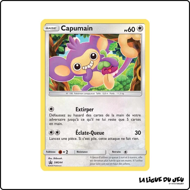 Promo - Pokemon - Soleil et Lune Promo - Capumain SM244
