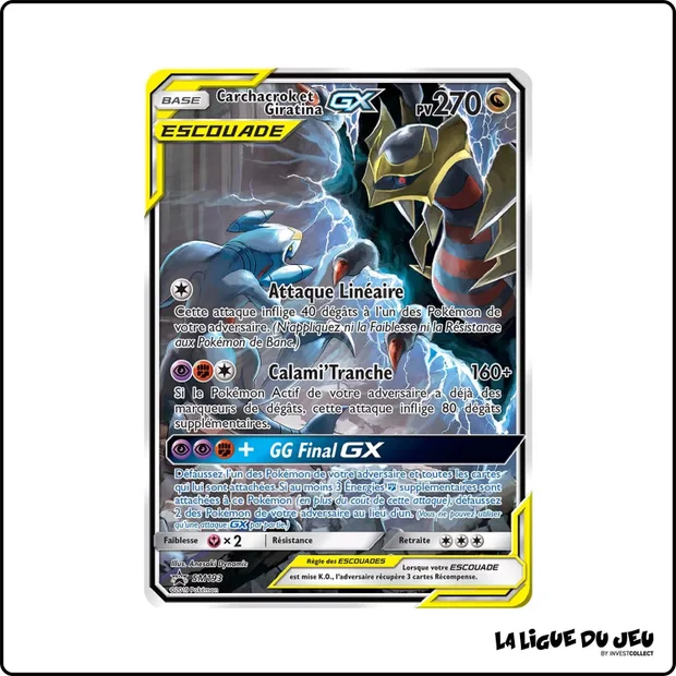 Promo - Pokemon - Soleil et Lune Promo - Carchacrok et Giratina GX SM193