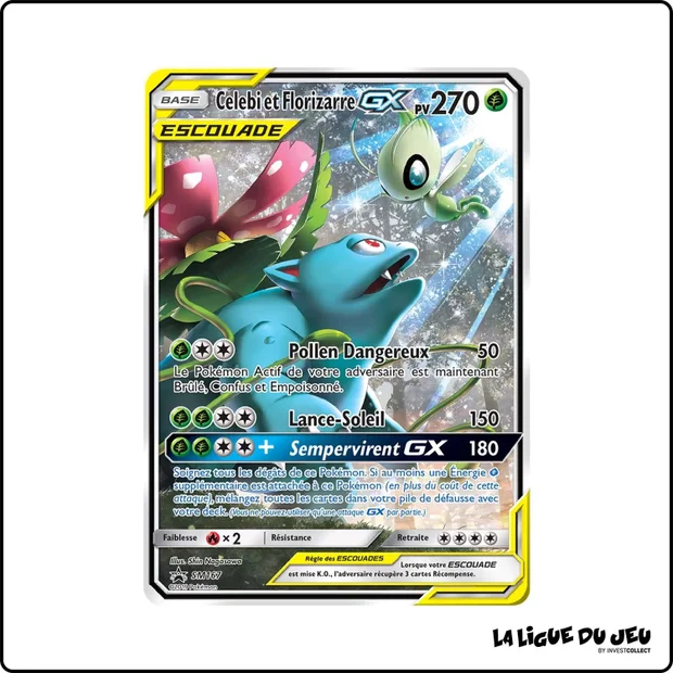 Promo - Pokemon - Soleil et Lune Promo - Celebi et Florizarre GX SM167