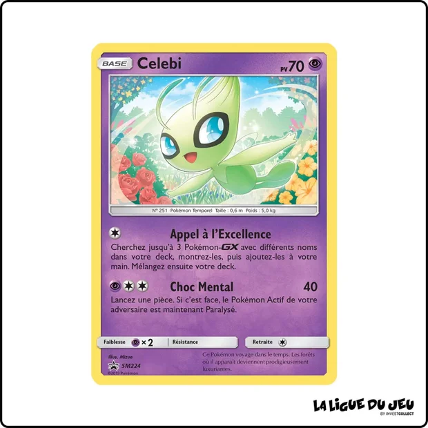 Promo - Pokemon - Soleil et Lune Promo - Celebi SM224