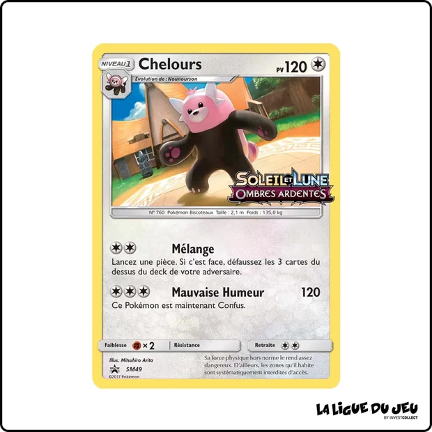 Promo - Pokemon - Soleil et Lune Promo - Chelours SM49