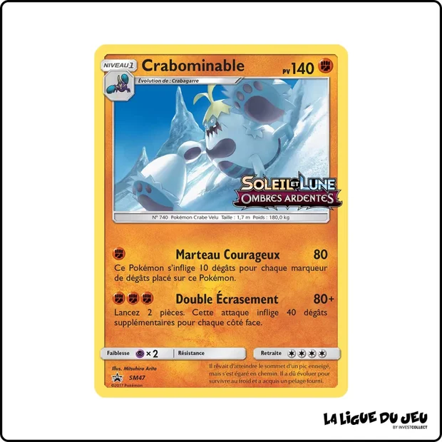 Promo - Pokemon - Soleil et Lune Promo - Crabominable SM47