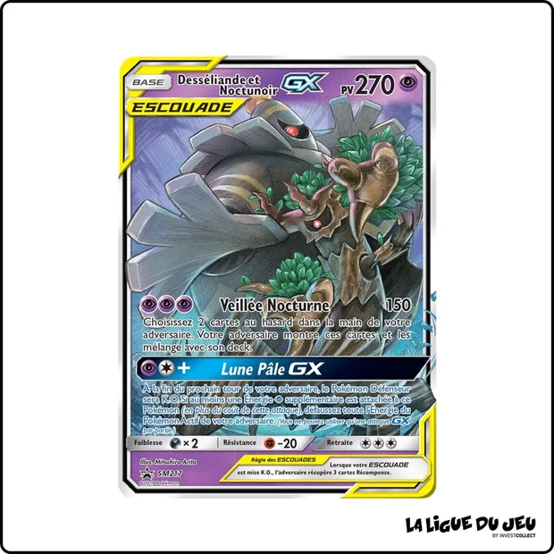 Promo - Pokemon - Soleil et Lune Promo - Desséliande et Noctunoir GX SM217