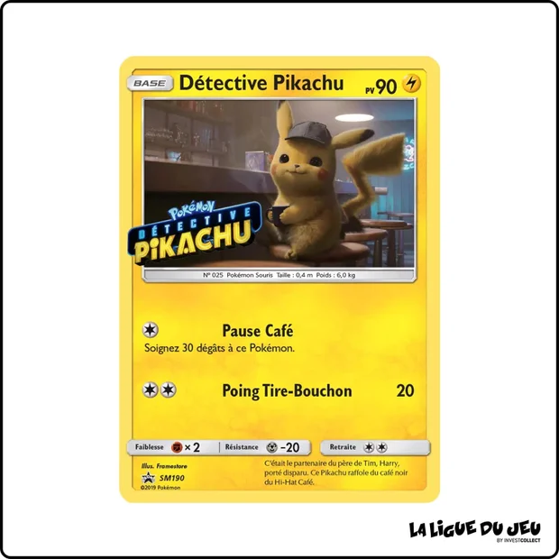 Promo - Pokemon - Soleil et Lune Promo - Détective Pikachu SM190