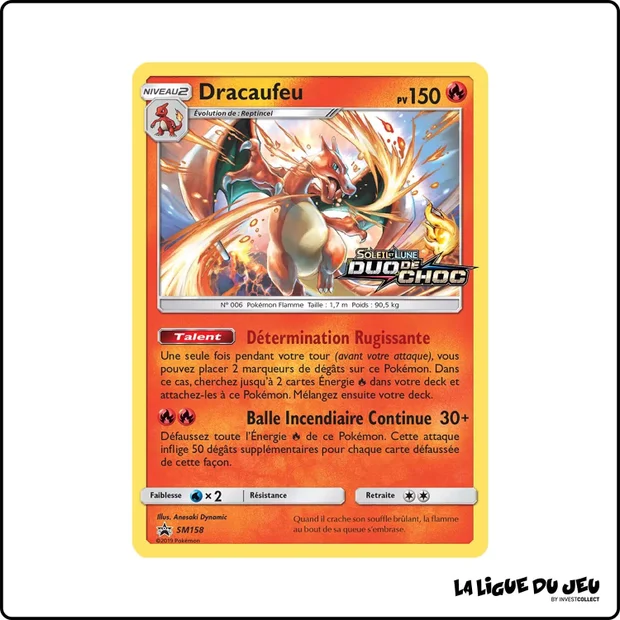 Promo - Pokemon - Soleil et Lune Promo - Dracaufeu SM158