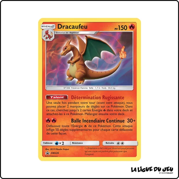 Promo - Pokemon - Soleil et Lune Promo - Dracaufeu SM226