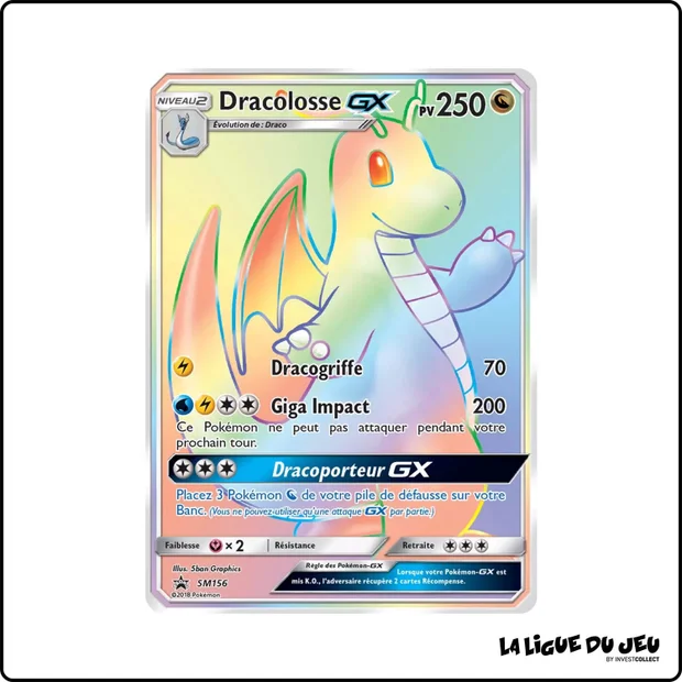 Promo - Pokemon - Soleil et Lune Promo - Dracolosse GX SM156