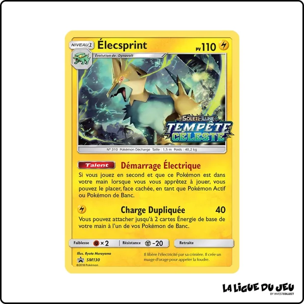 Promo - Pokemon - Soleil et Lune Promo - Élecsprint SM130