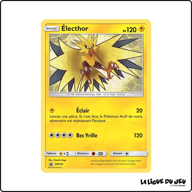 Promo - Pokemon - Soleil et Lune Promo - Électhor SM145
