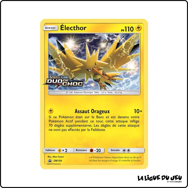 Promo - Pokemon - Soleil et Lune Promo - Électhor SM159