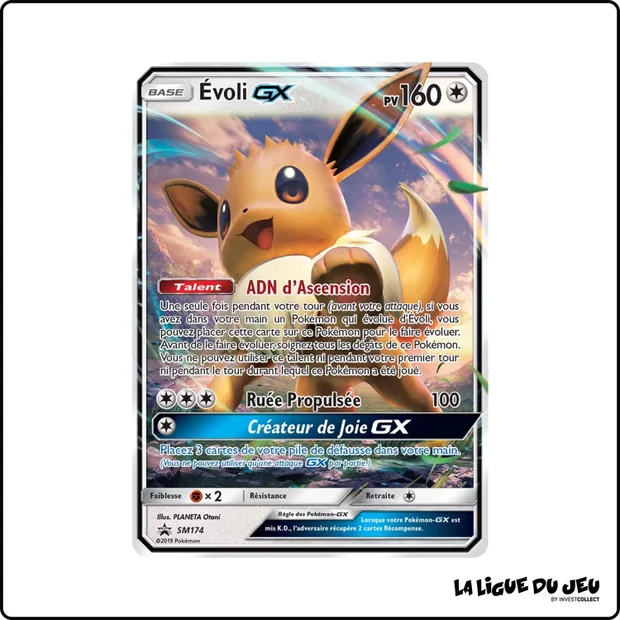 Promo - Pokemon - Soleil et Lune Promo - Évoli GX SM174