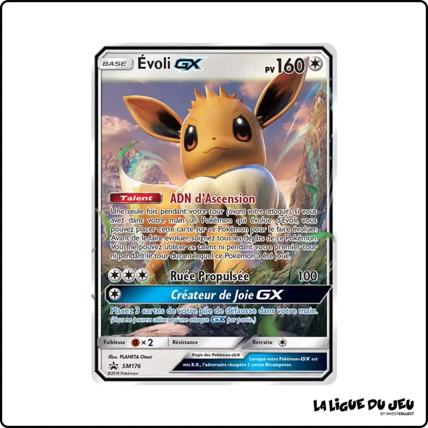 Promo - Pokemon - Soleil et Lune Promo - Évoli GX SM176