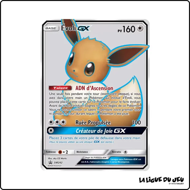 Promo - Pokemon - Soleil et Lune Promo - Évoli GX SM242