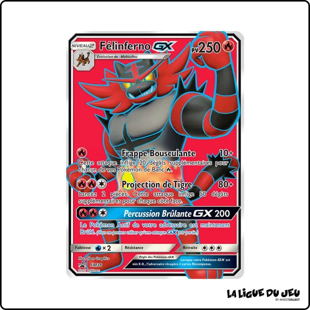 Promo - Pokemon - Soleil et Lune Promo - Félinferno GX SM38