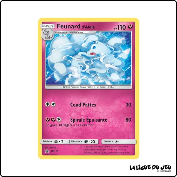 Promo - Pokemon - Soleil et Lune Promo - Feunard d'Alola SM128