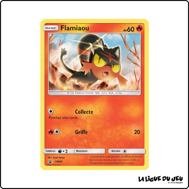 Promo - Pokemon - Soleil et Lune Promo - Flamiaou SM08