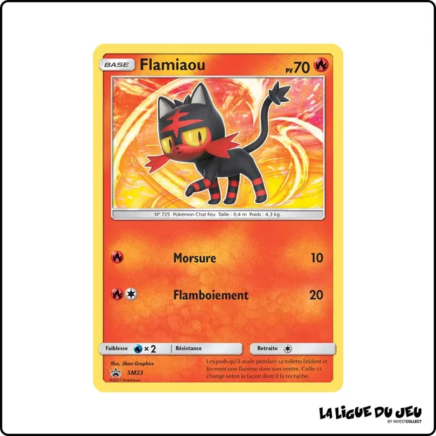 Promo - Pokemon - Soleil et Lune Promo - Flamiaou SM23