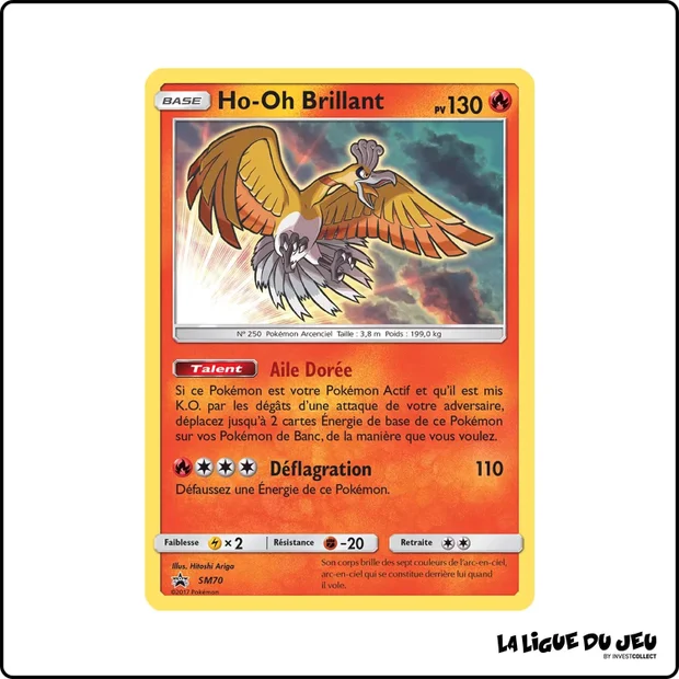 Promo - Pokemon - Soleil et Lune Promo - Ho-Oh Brillant SM70