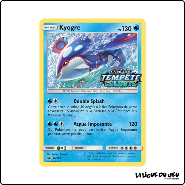 Promo - Pokemon - Soleil et Lune Promo - Kyogre SM129