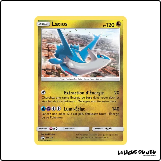 Promo - Pokemon - Soleil et Lune Promo - Latios SM136