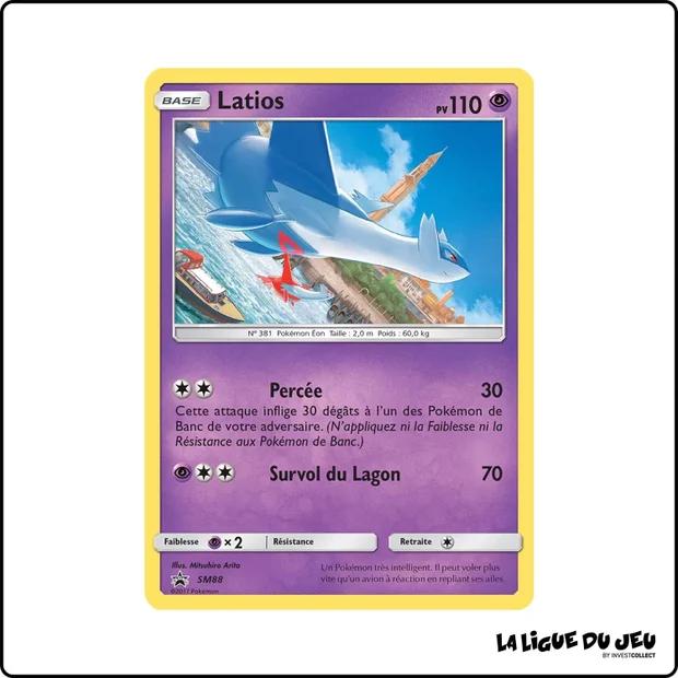 Promo - Pokemon - Soleil et Lune Promo - Latios SM88
