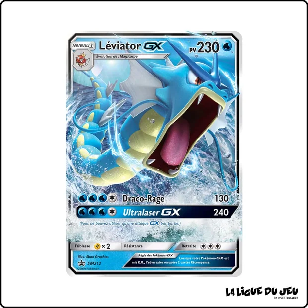 Promo - Pokemon - Soleil et Lune Promo - Léviator GX SM212