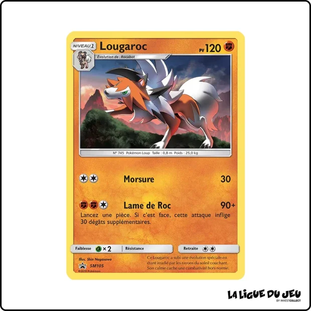 Promo - Pokemon - Soleil et Lune Promo - Lougaroc SM105