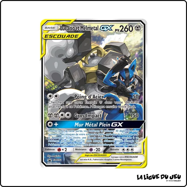 Promo - Pokemon - Soleil et Lune Promo - Lucario et Melmetal GX SM192