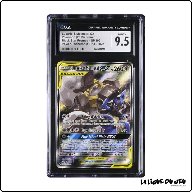 Promo - Pokemon - Soleil et Lune Promo - Lucario et Melmetal GX - SM192 - CGC 9.5 - Français