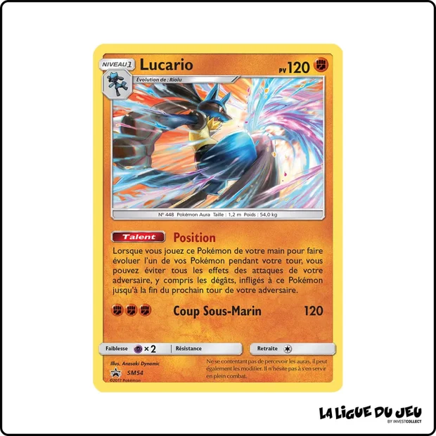 Promo - Pokemon - Soleil et Lune Promo - Lucario SM54