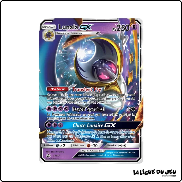 Promo - Pokemon - Soleil et Lune Promo - Lunala GX SM17