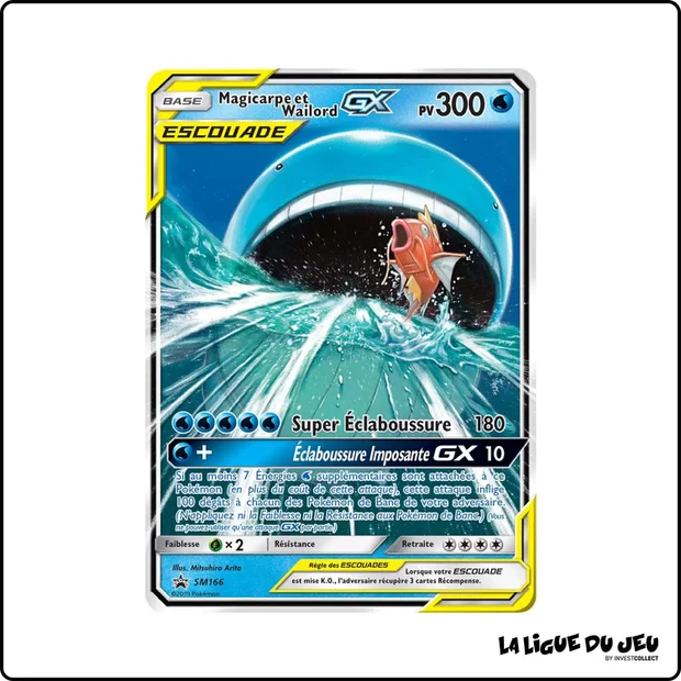 Promo - Pokemon - Soleil et Lune Promo - Magicarpe et Wailord GX SM166