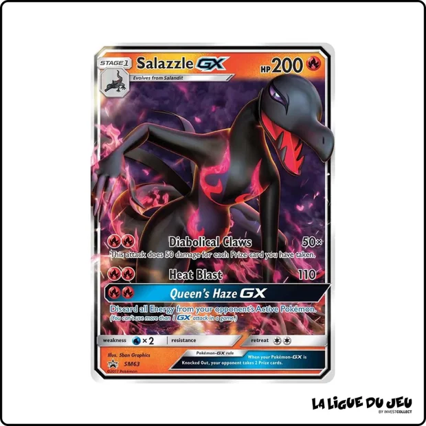 Promo - Pokemon - Soleil et Lune Promo - Malamandre GX SM63