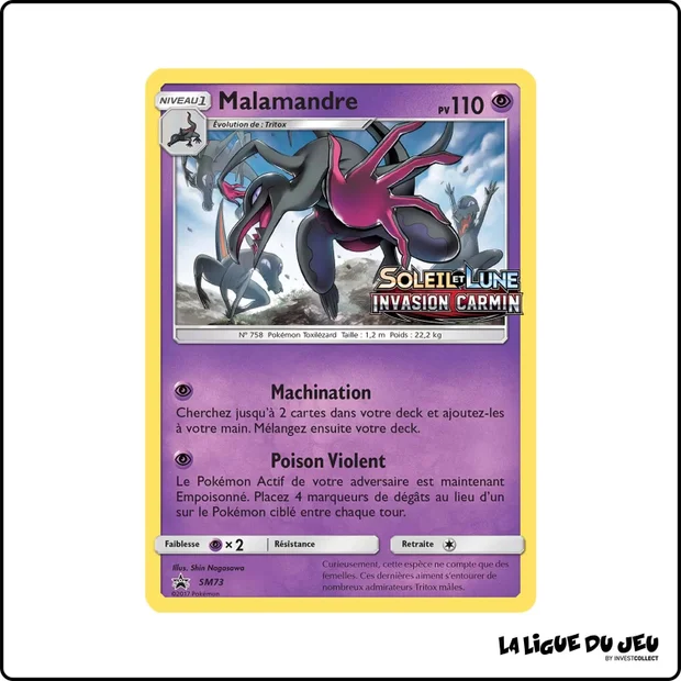 Promo - Pokemon - Soleil et Lune Promo - Malamandre SM73